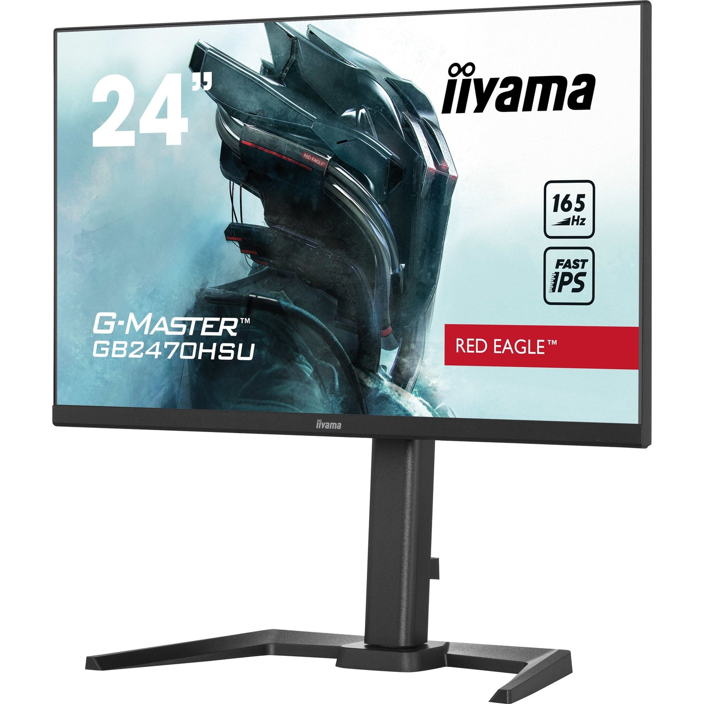 Light Gray iiyama G-Master GB2470HSU-B5 Red Eagle 24" Full HD IPS Gaming Monitor