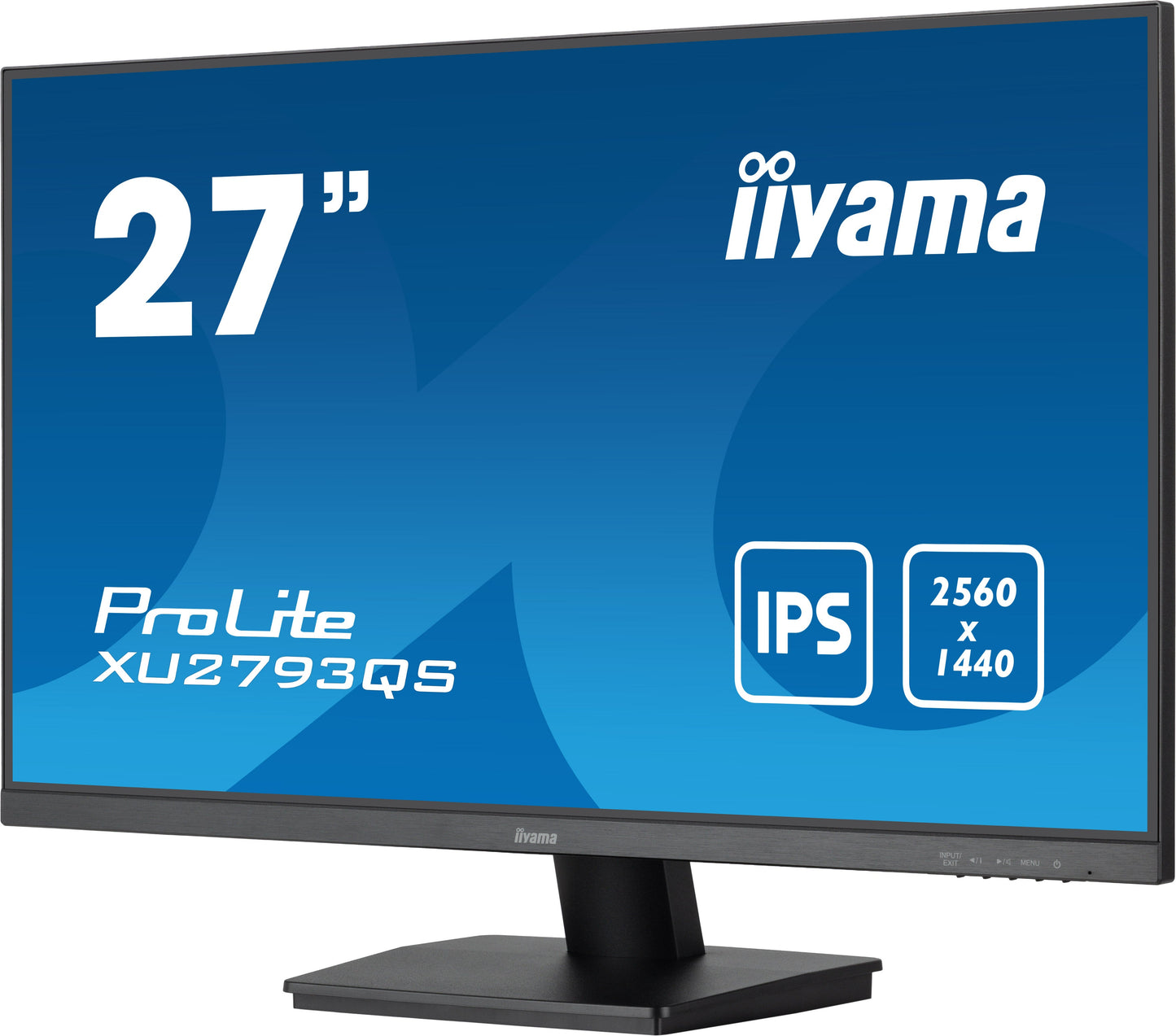 Dark Cyan iiyama ProLite XU2793QS-B7 computer monitor 68.6 cm (27") 2560 x 1440 pixels 4K Ultra HD LED Black