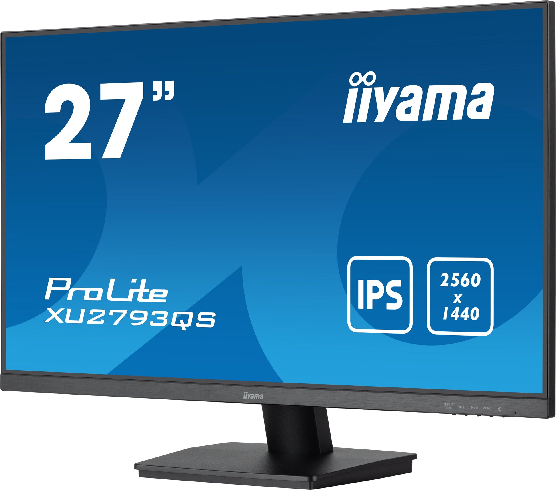 Dark Cyan iiyama ProLite XU2793QS-B7 computer monitor 68.6 cm (27") 2560 x 1440 pixels 4K Ultra HD LED Black