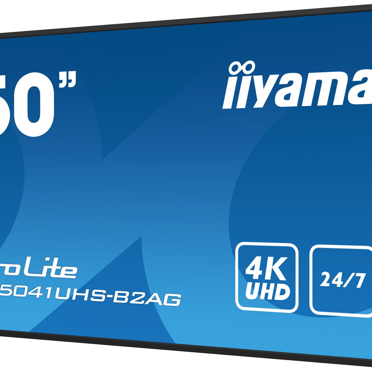 Dark Cyan iiyama LH5041UHS-B2AG Signage Display Digital signage flat panel 127 cm (50") LCD 500 cd/m² 4K Ultra HD Black 24/7