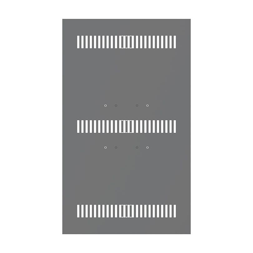 Dim Gray Multibrackets M Pro Series - Enclosure 43" Back Plate Small Black