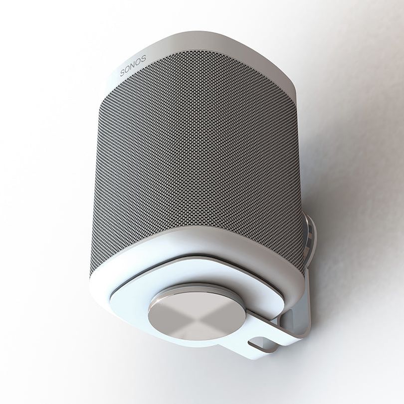 Light Gray Multibrackets M Sonos S1/P1 Wall Mount - Single White