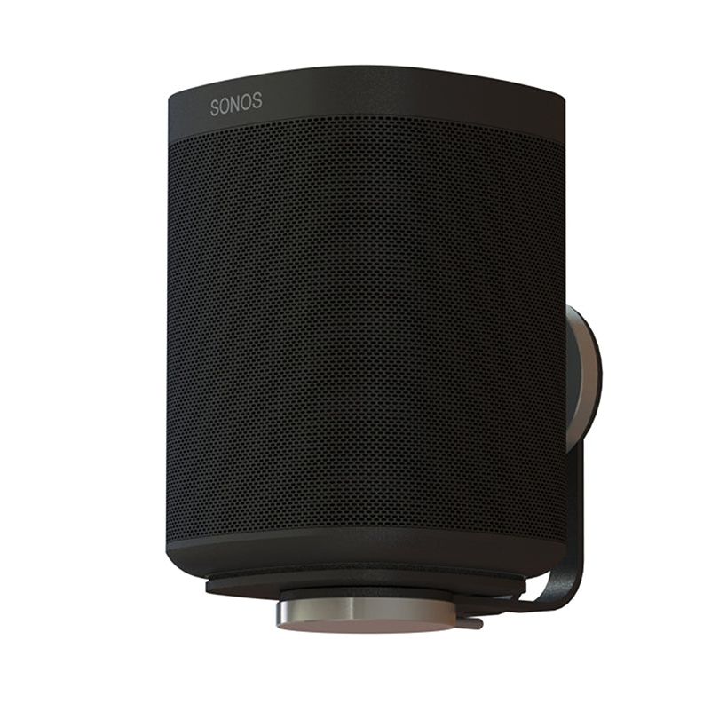 Black Multibrackets M Sonos S1/P1 Wall Mount - Single Black