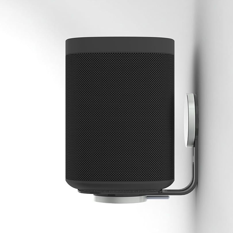 Light Gray Multibrackets M Sonos S1/P1 Wall Mount - Single Black