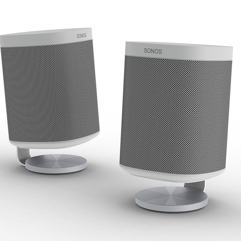 Gray Multibrackets M Sonos S1/P1 Desk Mount - Single White