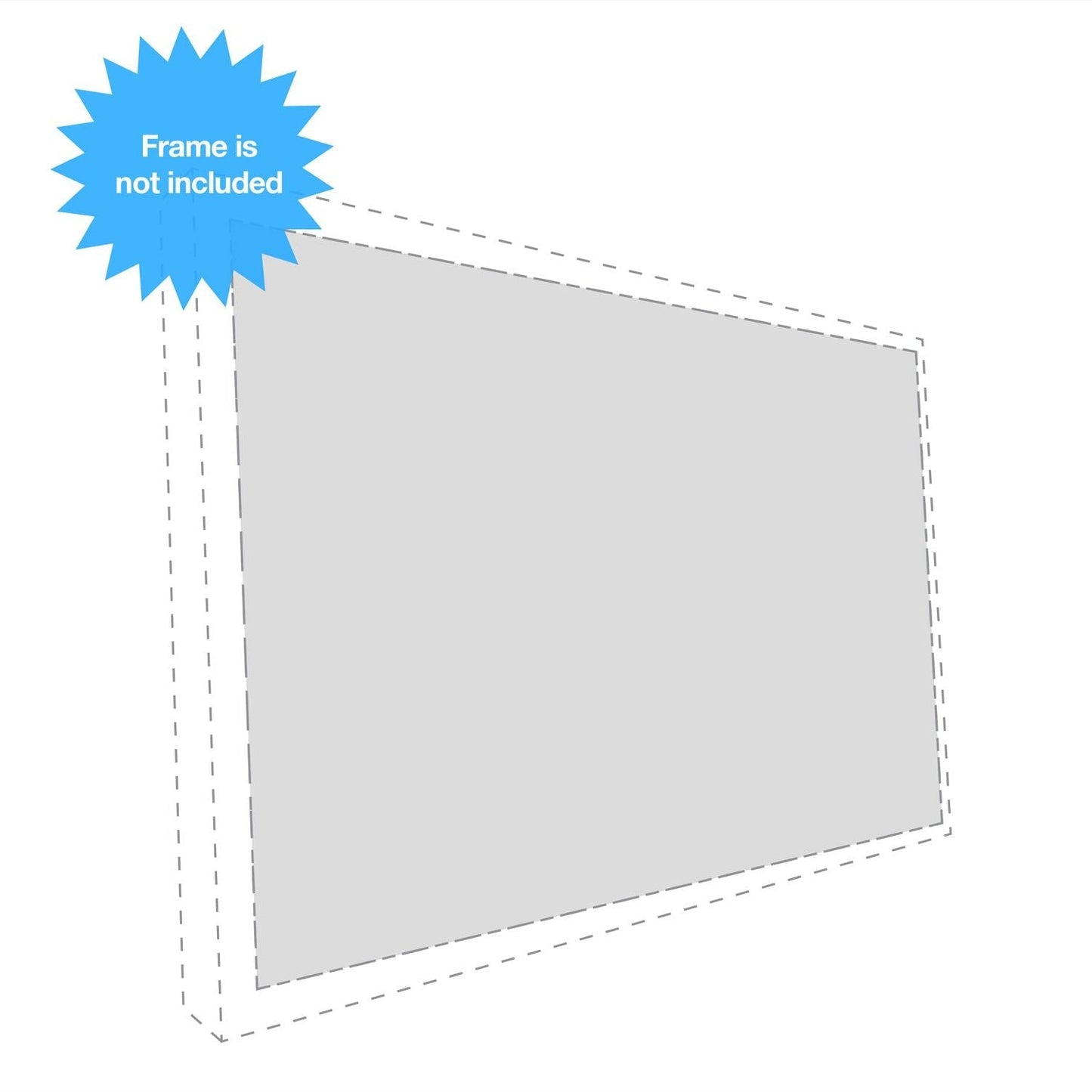 Light Gray Multibrackets Extra Cloth, M Grey Plus, Gain 0,90 16:10, 120"