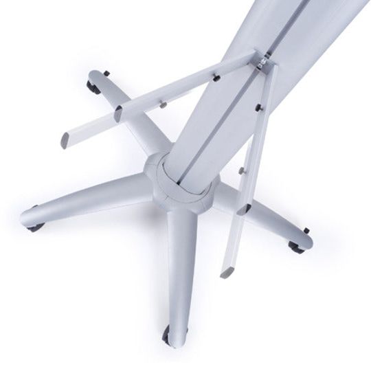 Light Gray Multibrackets M Public Display Stand Frontshelf Silver
