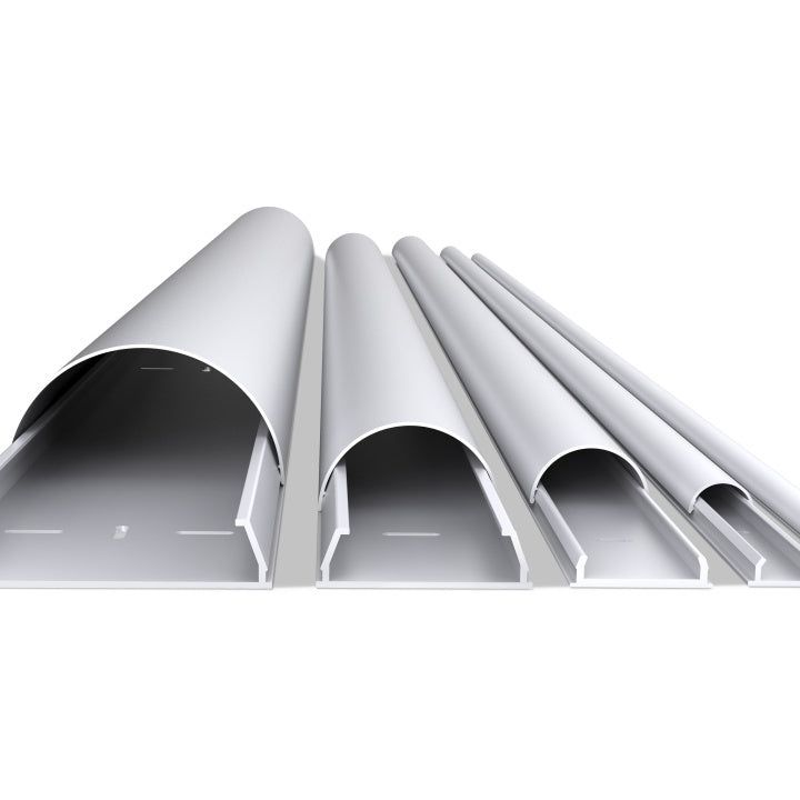 Gray Multibrackets M Universal Cable Cover White 18mm-W 1100-L