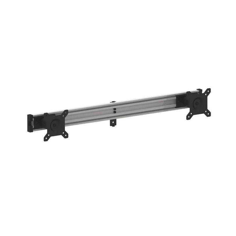 Dim Gray Multibrackets M Public Display Stand Dual Screen Mount 15"-32" Silver