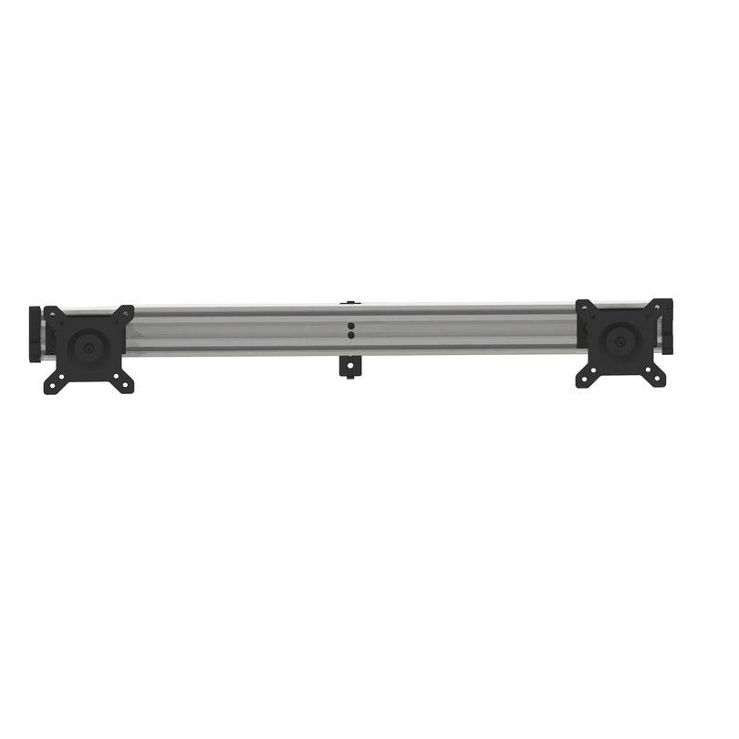 Light Slate Gray Multibrackets M Public Display Stand Dual Screen Mount 15"-32" Silver
