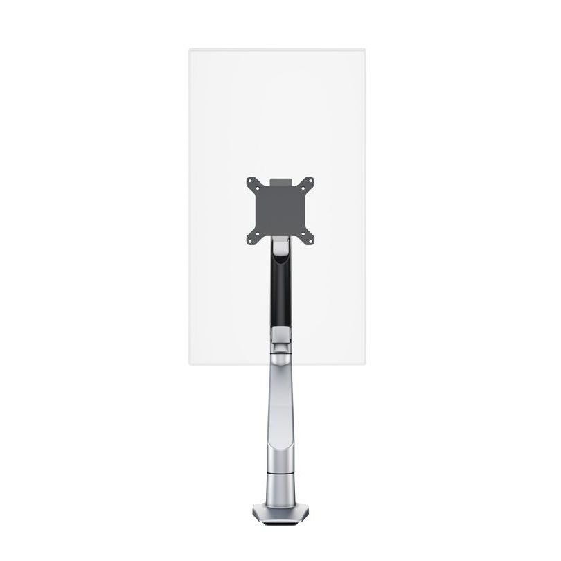 White Smoke Multibrackets M VESA Gas Lift Arm Single Silver