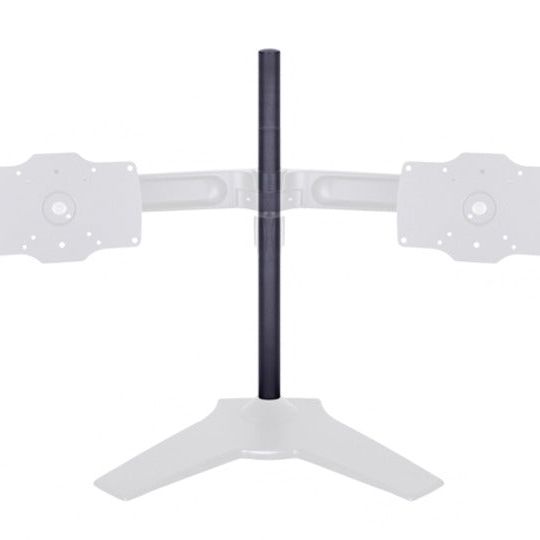 Light Gray Multibrackets M Desktopmount Single / Dual / Triple Stand 46cm Pipe