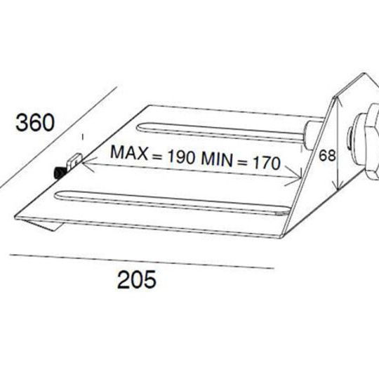 Lavender Multibrackets M Public Display Stand CPU Holder Silver