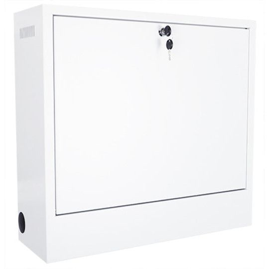 White Smoke Multibrackets M Public Computer Security Cabinet Basic II