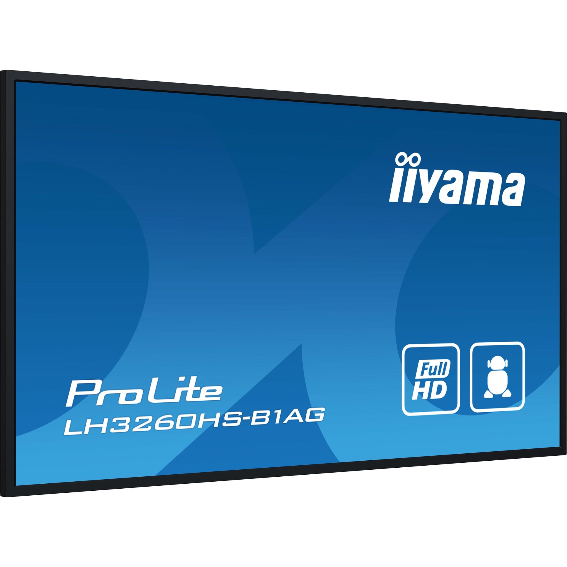 Dark Cyan iiyama PROLITE Digital A-board 80 cm (31.5") LED Wi-Fi 500 cd/m² Full HD Black Built-in processor Android 11 24/7