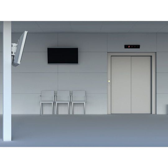 Light Slate Gray Multibrackets M PC Media Box/Digital Signage Box 400x400 with Tilt
