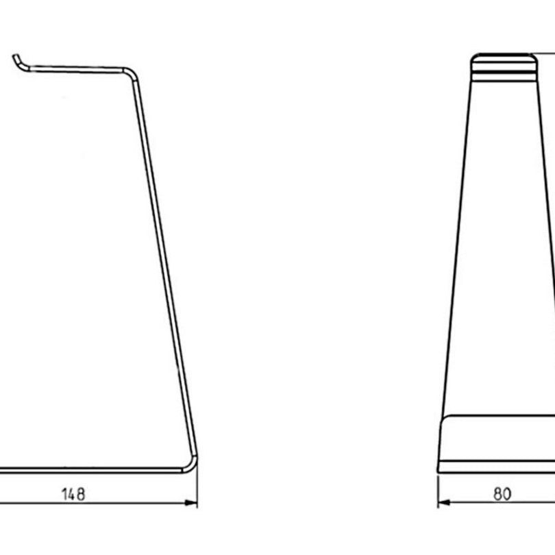 Light Gray Multibrackets M Headset Holder Table stand White