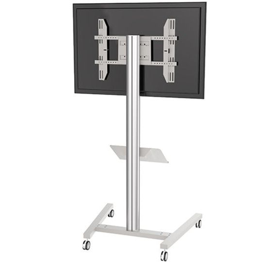 Light Gray Multibrackets M A3 Brochure Shelf Public Display Stand Silver