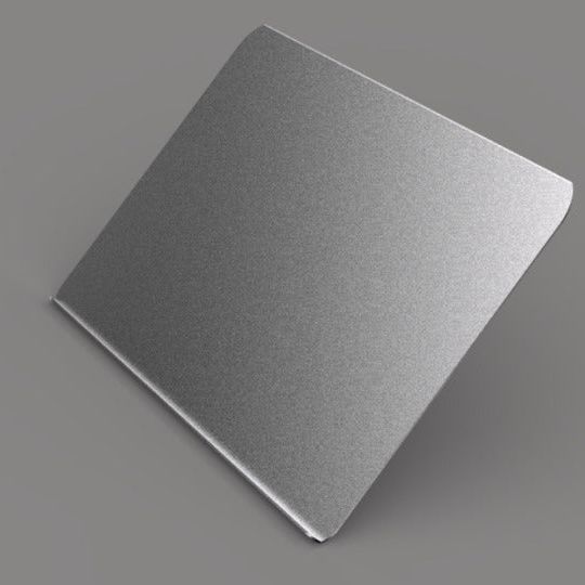 Slate Gray Multibrackets M A3 Brochure Shelf Public Display Stand Silver