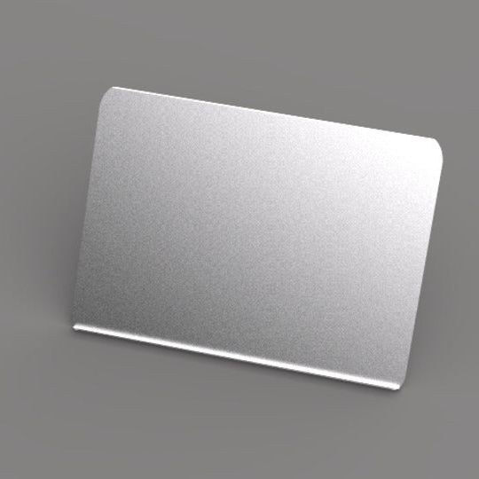 Light Slate Gray Multibrackets M A3 Brochure Shelf Public Display Stand Silver