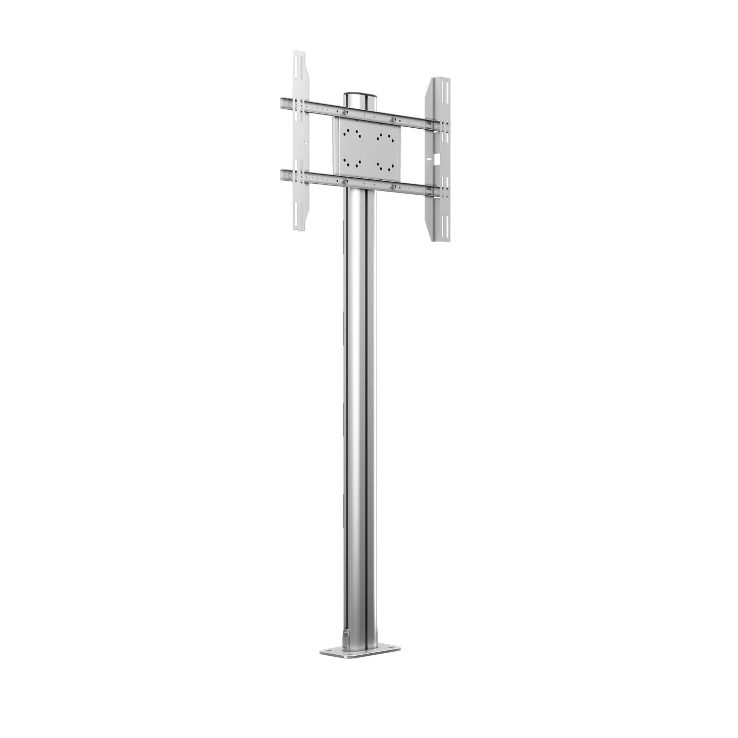Gray Multibrackets M Display Stand 180 Single Silver w. Floormount