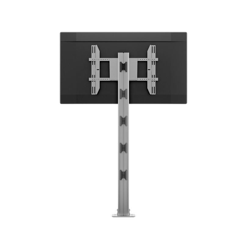 Dark Slate Gray Multibrackets M Display Stand 180 Single Silver w. Floormount