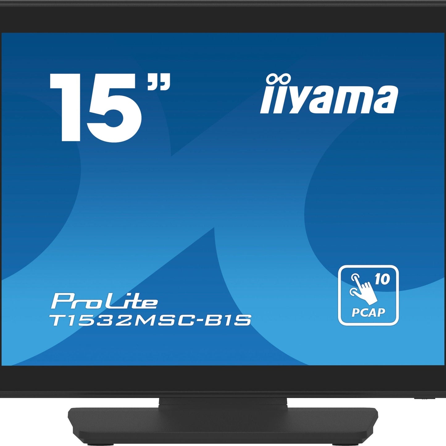 Dark Cyan iiyama ProLite T1532MSC-B1S computer monitor 38.1 cm (15") 1024 x 768 pixels XGA LCD Touchscreen Black