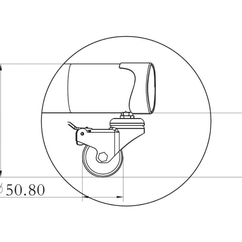 Light Gray Multibrackets M Public Floorstand Basic 150 incl shelf & camera holder