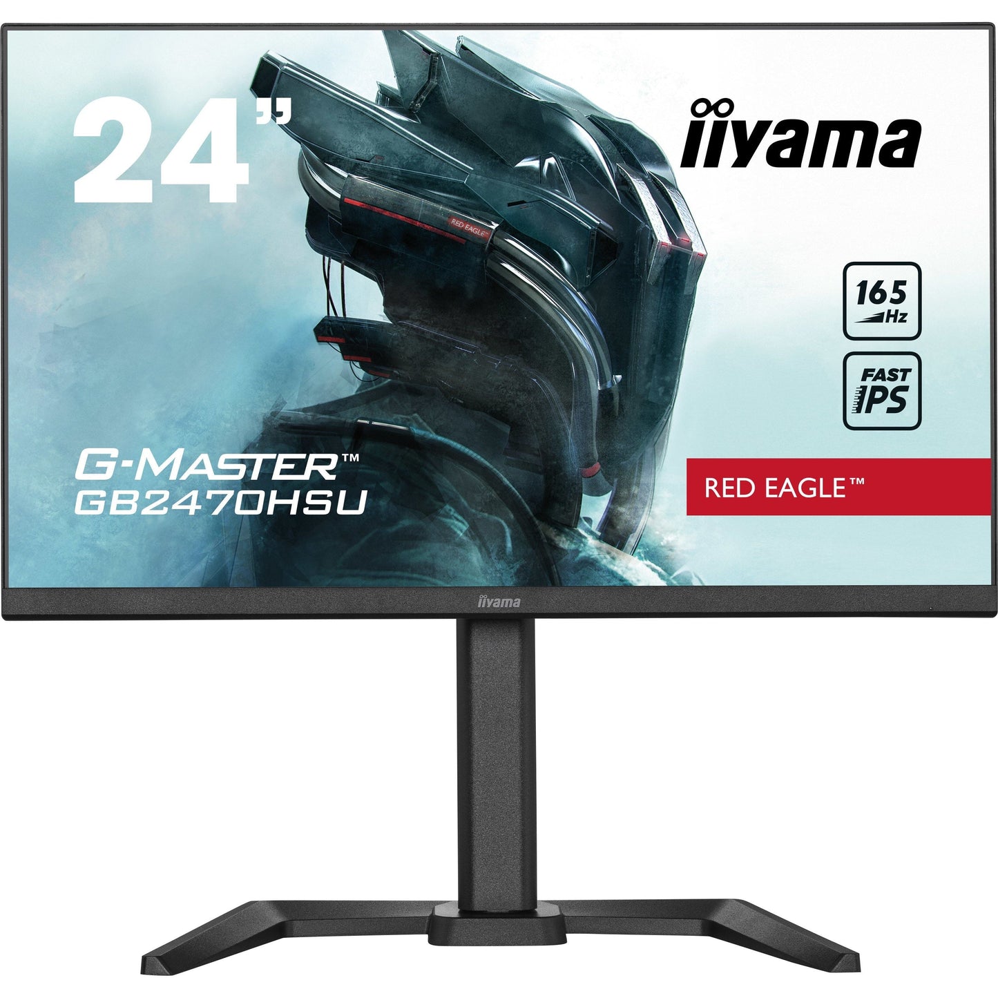 Light Gray iiyama G-Master GB2470HSU-B5 Red Eagle 24" Full HD IPS Gaming Monitor