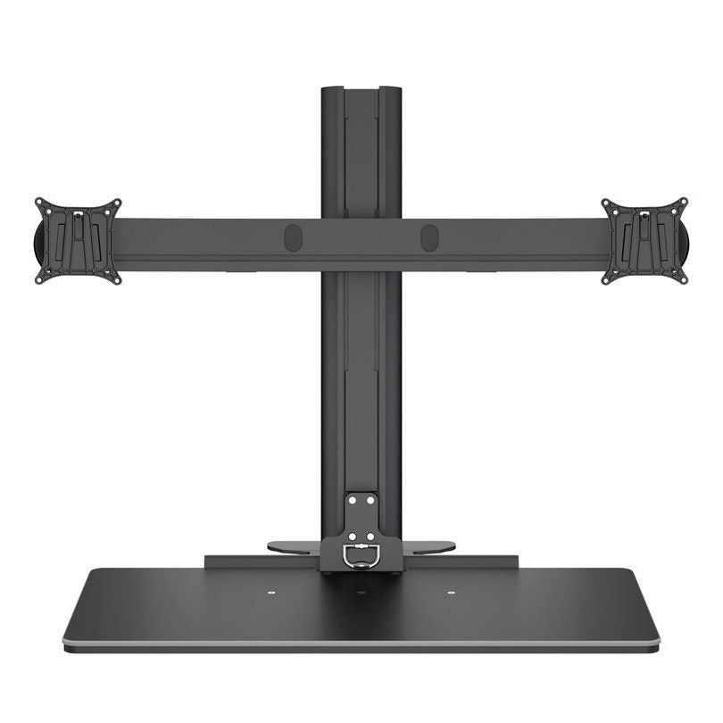 Dark Slate Gray Multibrackets M Easy Stand Dual Monitor Mount Black