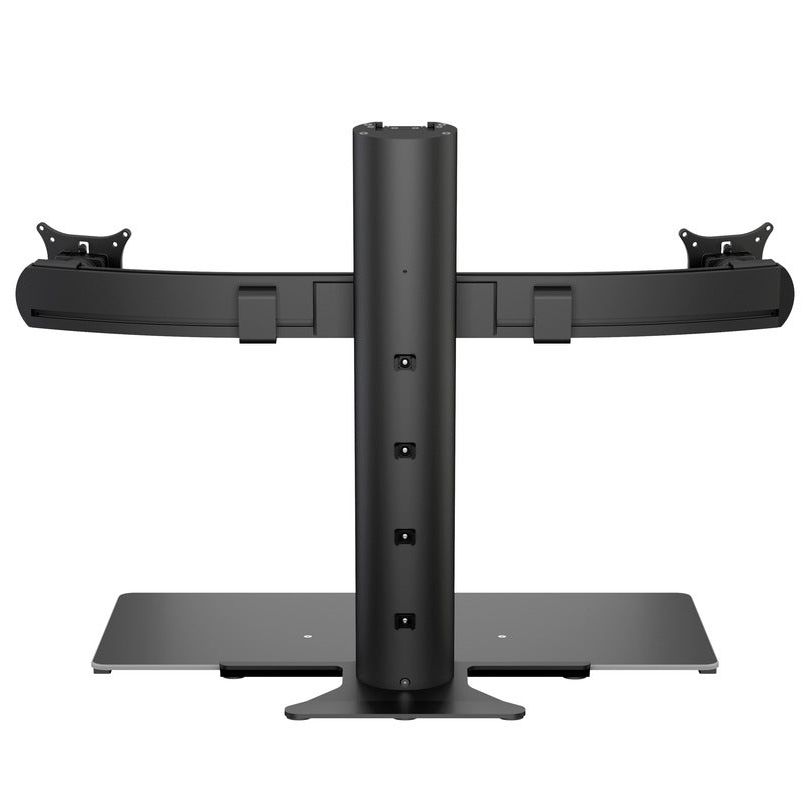 Dark Slate Gray Multibrackets M Easy Stand Dual Monitor Mount Black