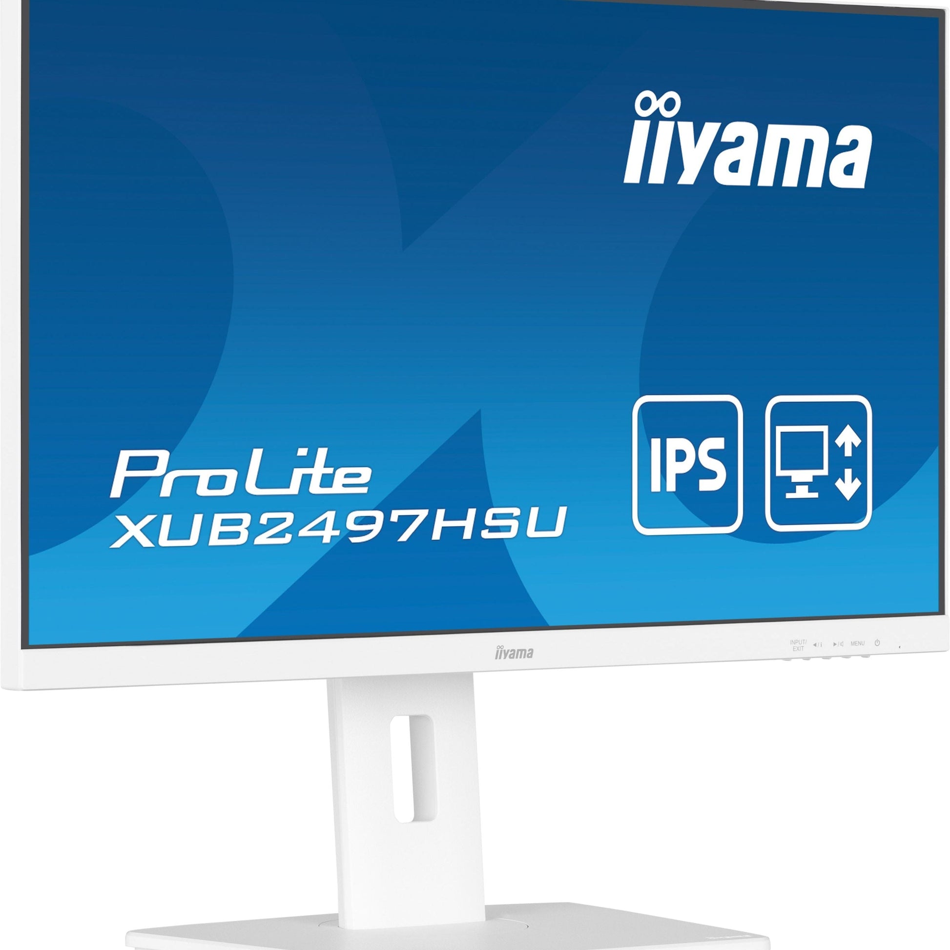 Dark Cyan iiyama ProLite XUB2497HSU-W2 computer monitor 60.5 cm (23.8") 1920 x 1080 pixels Full HD LED White