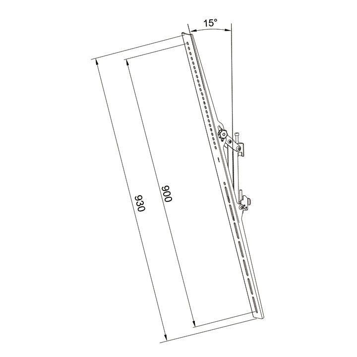 Dark Slate Gray Multibrackets M Pro Series - Tilt Arms 900mm