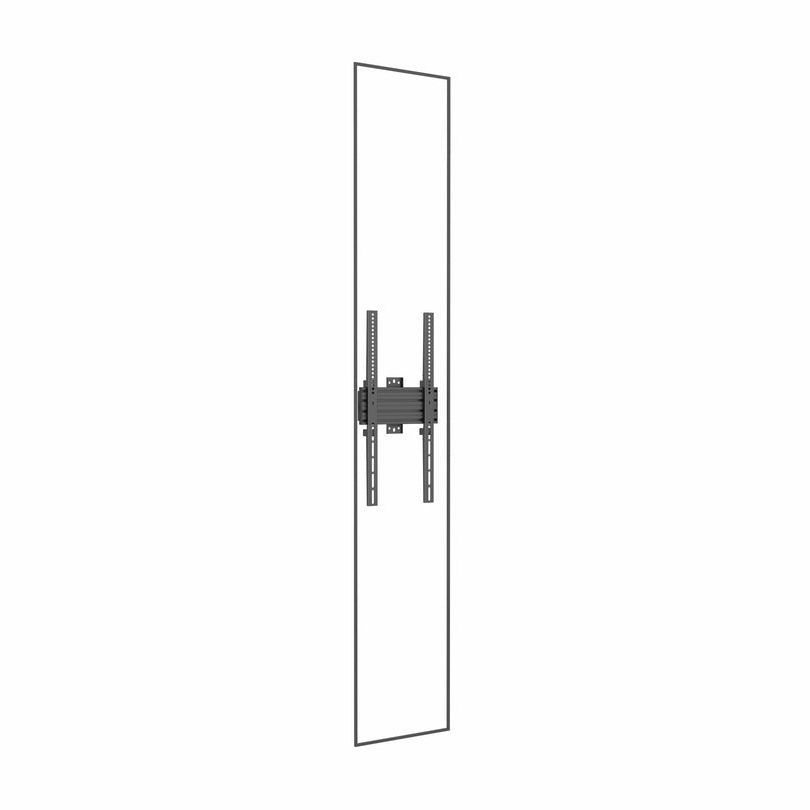 Light Gray Multibrackets M Wallmount Pro MBSTH1UP 200x600 Fixed Black