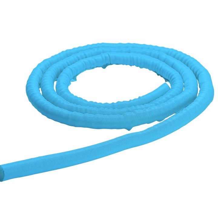 Medium Turquoise Multibrackets M Universal Cable Sock Self Wrapping 19mm Blue 25m