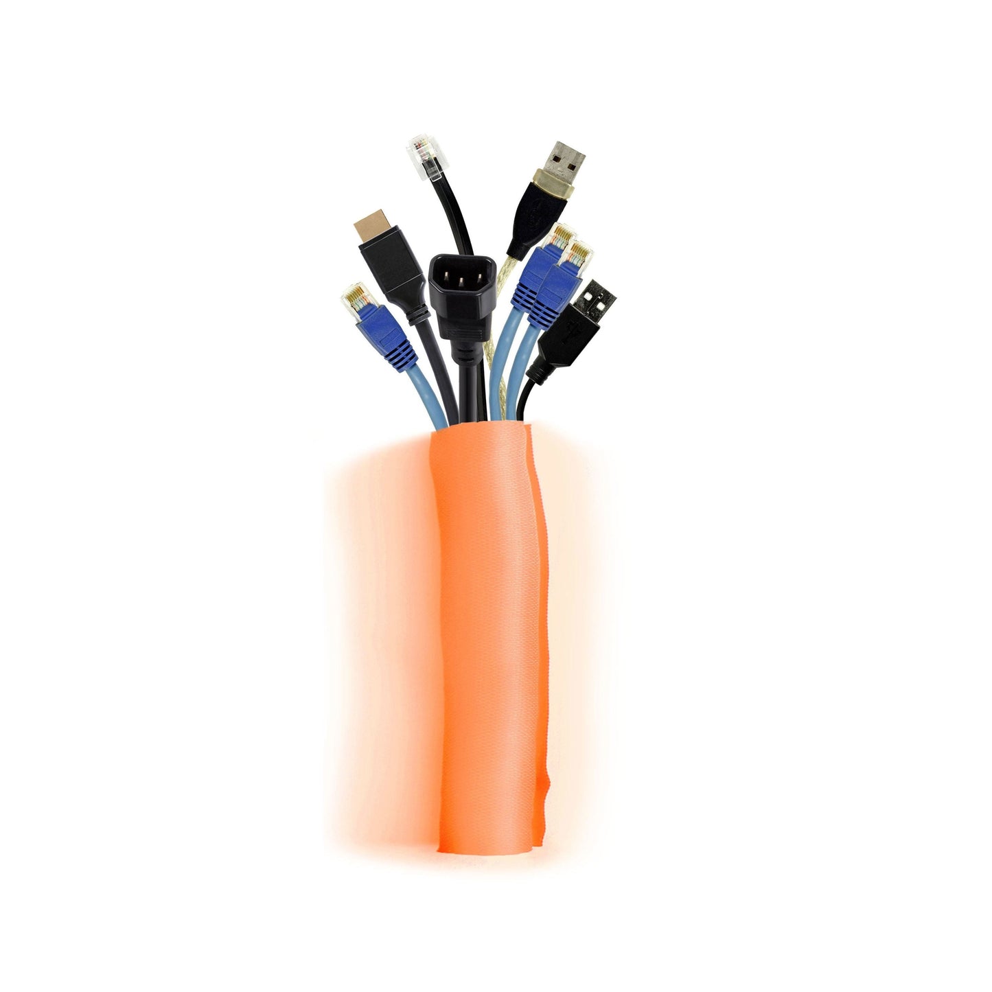 Bisque Multibrackets M Universal Cable Sock Self Wrapping 40mm Orange 25m