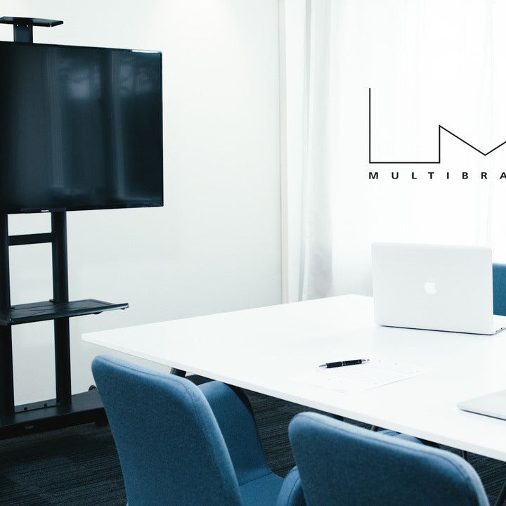 Lavender Multibrackets M Public Floorstand Basic 180 incl shelf & camera holder