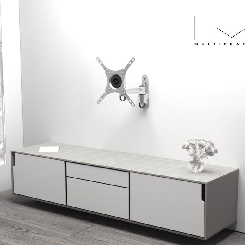 Light Gray Multibrackets M VESA Flexarm 360 II Silver 75 100 200