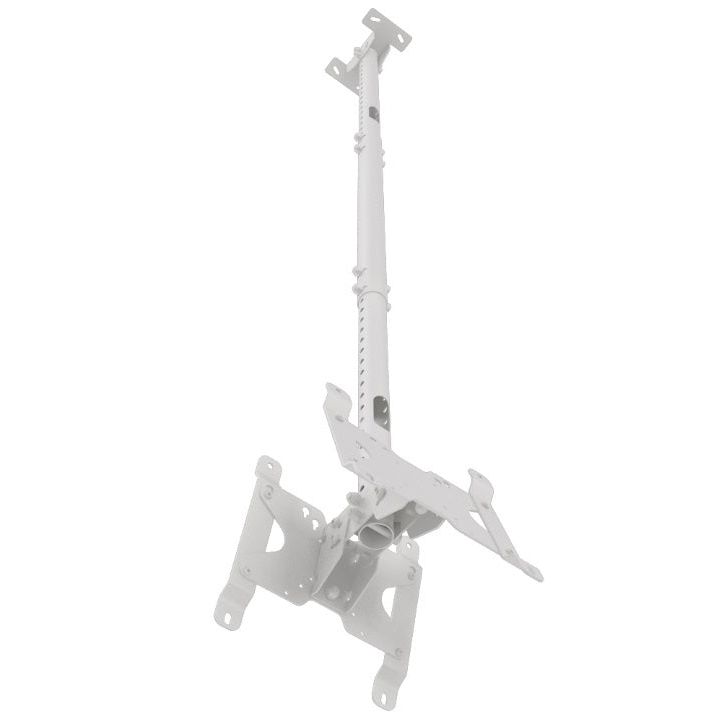 Light Gray Multibrackets M Public Ceilingmount Small Back to Back White 1500