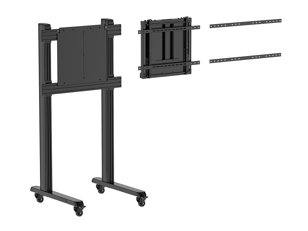 Dark Slate Gray Multibrackets M Counterbalanced Floorstand HD 60-90kg Capacity AV Cart