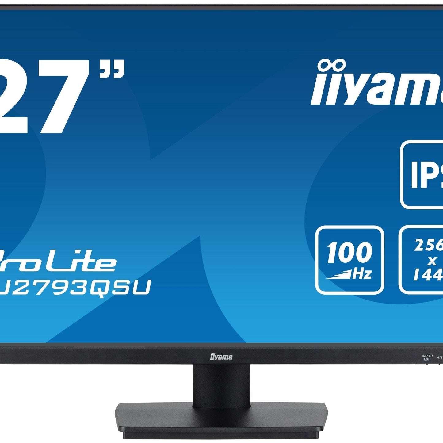 Dark Cyan iiyama ProLite XU2793QSU-B7 LED display 68.6 cm (27") 2560 x 1440 pixels Wide Quad HD Black