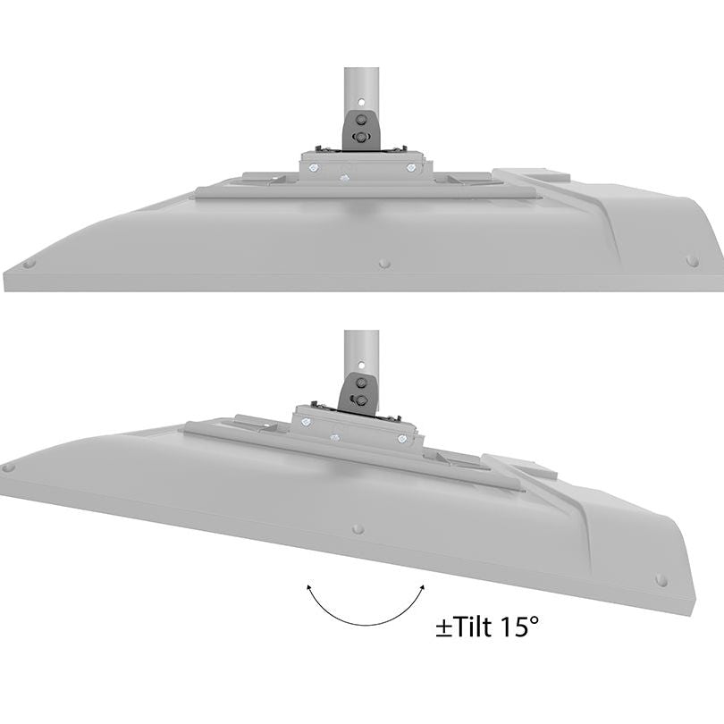 Gray Multibrackets M Pro Series - Face Down Ceiling Adapter