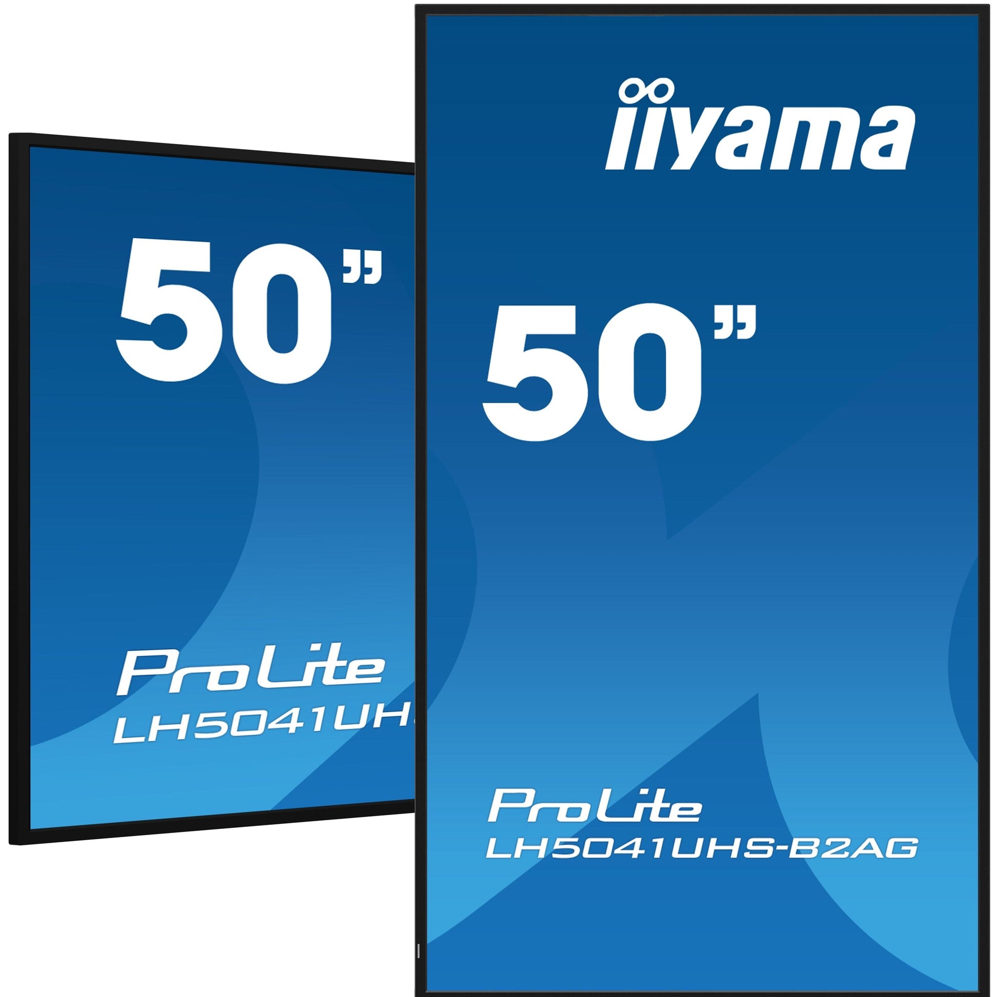 Dark Cyan iiyama LH5041UHS-B2AG Signage Display Digital signage flat panel 127 cm (50") LCD 500 cd/m² 4K Ultra HD Black 24/7