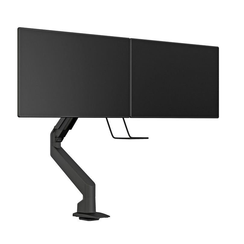 Dark Slate Gray Multibrackets M VESA Gas Lift Arm Single Black HD w. Duo Crossbar
