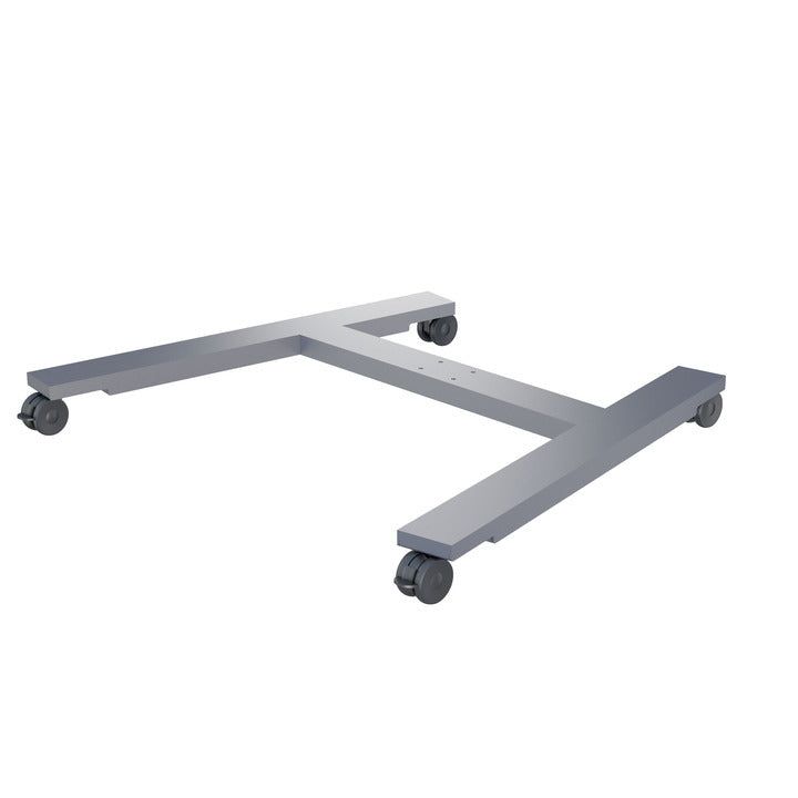 Light Slate Gray Multibrackets M Public Display Stand Wheelbase HD Silver