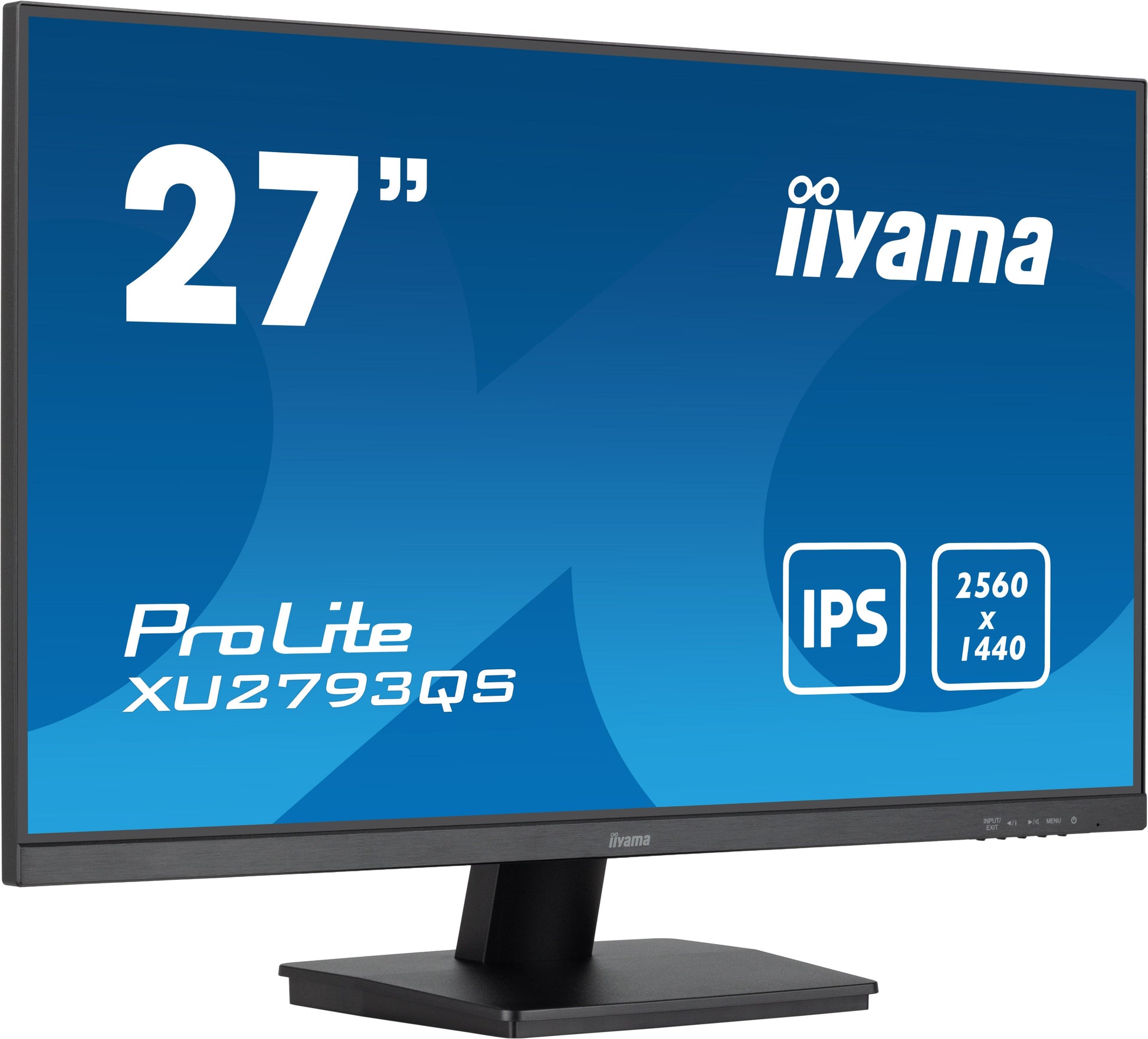 Dark Cyan iiyama ProLite XU2793QS-B7 computer monitor 68.6 cm (27") 2560 x 1440 pixels 4K Ultra HD LED Black