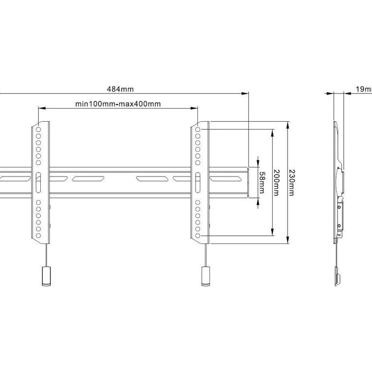 Lavender Multibrackets M OLED Super Slim Fixed