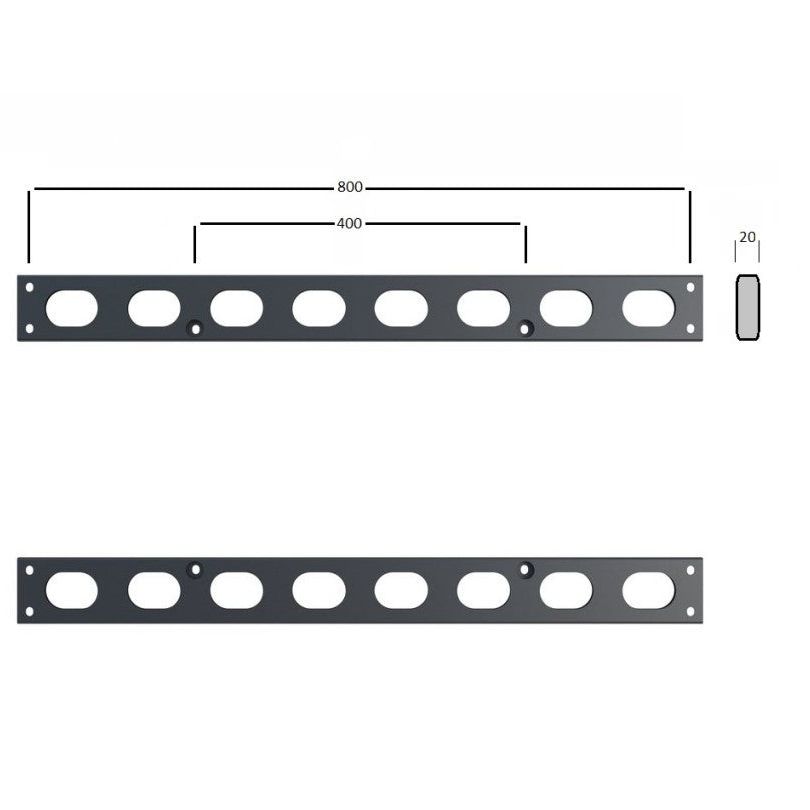 Dark Slate Gray Multibrackets M Extender Kit Push SD 800x400