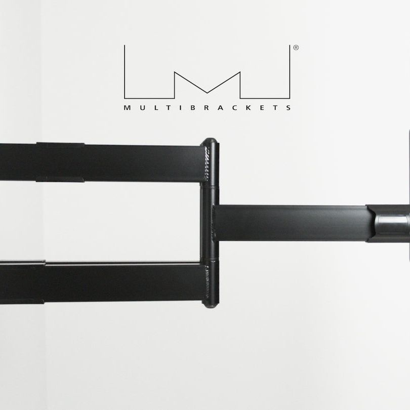 White Smoke Multibrackets M Universal Long Reach Arm HD 910mm Dual White