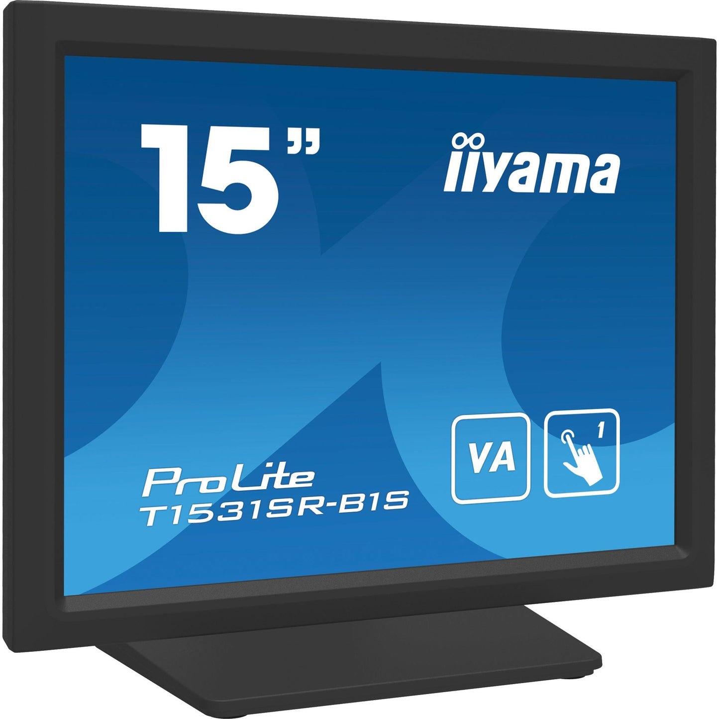 Dark Cyan iiyama T1531SR-B1S POS monitor 38.1 cm (15") 1024 x 768 pixels XGA Touchscreen